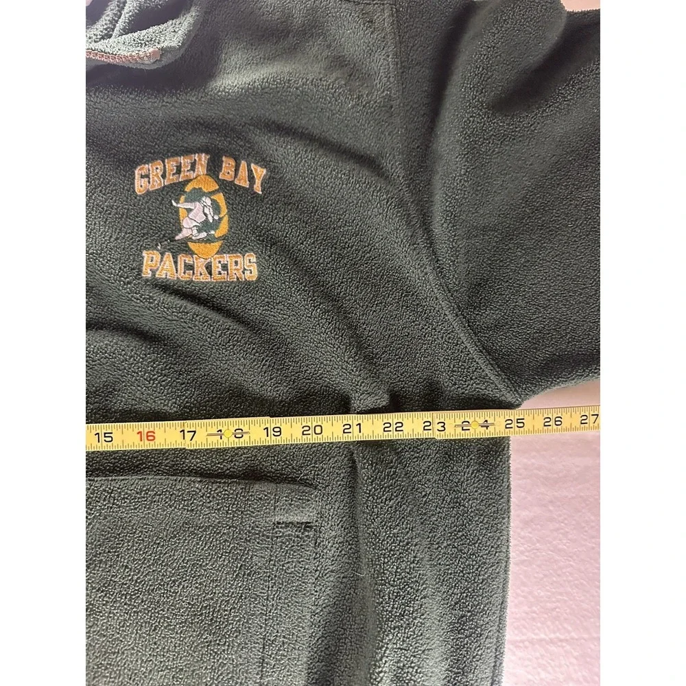Vintage Champion Authentic Apparel Green‎ Bay Packers Fleece Jacket Mens Large